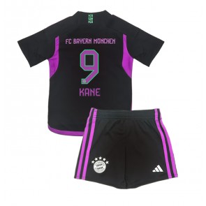 Lacne Dětský Futbalové dres Bayern Munich Harry Kane #9 2023-24 Krátky Rukáv - Preč (+ trenírky)
